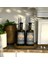 Home Ahşap Stantlı 2'li Amber 500 ml Cam Ayçiçek Yağı Zeytinyağı Şişesi Yağdanlık 2