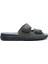 SIB4412 Natura Erkek Çift Bantlı Anatomik Deri Terlik 40-45 Haki/khaki 1