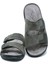SIB4412 Natura Erkek Çift Bantlı Anatomik Deri Terlik 40-45 Haki/khaki 2