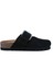 14444 Ch-Kifidis Soft Step Kadın Süet Deri Sabo Mantar Terlik 36-41 Black/siyah 1