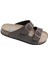 KS10260SK Soft Step Kadın Çift Bantlı Mantar Terlik 36-41 03 - Kahve 3