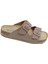KS10260SJ Kifidis-Kids Soft Step Çocuk Çift Bantlı Mantar Terlik 30-35 46 - Vizon 2