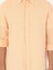 Erkek Pembe Keten Karışımlı Slim Fit Uzun Kollu Gömlek 50250813-VR053 6