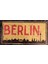 Berlin Silüetli Dekoratif Alüminyum Tabela - Retro Metal Duvar Dekoru - Berlin Manzaralı Levha 2