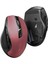 4000 Dpı Ergonomik Sessiz Kablosuz Optik Mouse, Kırmızı, 25752 3