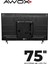 B227500 75" 190 Ekran Uydu Alıcılı 4K Ultra HD Smart VİDAA LED TV 4