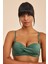 Bali Yeşil Balenli Dolgulu Straplez Push-Up Toparlayıcı Bikini Takım 2