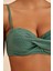 Bali Yeşil Balenli Dolgulu Straplez Push-Up Toparlayıcı Bikini Takım 4