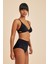 Bali Siyah Dolgusuz Pedli Üçgen Toparlayıcı Bikini Takım 2
