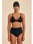Bali Siyah Dolgusuz Pedli Üçgen Toparlayıcı Bikini Takım 4