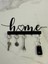Metal Home Yazılı Şık Anahtarlık Dekoratif Anahtar Askısı 5 Kancalı 1