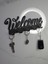 Metal Welcome Yazılı Şık Anahtarlık Dekoratif Anahtar Askısı 5 Kancalı 4