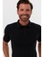 Erkek Polo Yaka Örgü Desenli Kısa Kollu Yazlık Triko Tişört 1