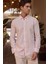 Turi Erkek Pamuk Gömlek Modern Slim Fit Keten Görünümlü Uzun Kol 1