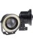 Kırmızı Angel LED Sis Lamba Far Seti Yuvarlak 89 mm Mercekli 3