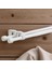 Bekräfta Perde Çubuğu 120-210 cm 19 mm Kolay Montaj Beyaz Ayarlanabilir Set 3