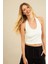 Kadın Ekru Sırtı Açık Bluz LPP1244-90 4