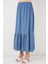 Ipeksi 1886 Uzun Örme Etek - Indigo 2