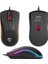 Sm-M9 1000 Dpi USB Rgb Rainbow Ledli Siyah 3D Optik LED Mouse 2