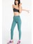 Go Dri Fit Infinalock High Rise 7/8 Leggings 6 Cepli Toparlayıcı Yüksek Belli Reflektörlü Spor Tayt Mavi 4