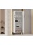 Flano Beyaz Çok Amaçlı Dolap Iki Kapaklı Dört Raflı Mutfak,banyo,hol,balkon,ofis,ayakkabılık 4