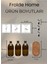 Home Meftune Oval Ahşap Stantlı Amber Zeytinyağı Limon Suyu Sirke Şişesi Yağdanlık 3lü Set 300ML 8