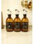 Home Amber Cam Zeytinyağı Limon Suyu Sirke Şişesi Yağdanlık 3lü Set 300ML 1