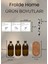 Home Meftune Oval Ahşap Stantlı Amber Zeytinyağı Limon Suyu Sirke Şişesi Yağdanlık 3lü Set 300ML 7