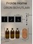 Home Meftune Oval Ahşap Stantlı Amber Zeytinyağı Limon Suyu Sirke Şişesi Yağdanlık 3lü Set 300ML 5