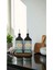 Home Ahşap Stantlı 2'li Amber 500 ml Yassı Cam Ayçiçek Yağı Zeytinyağı Şişesi Yağdanlık 3