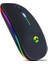 SM-BT11 USB Siyah 2 In 1 Bluetooth 2.4ghz Şarj Edilebilir Kablosuz Mouse 1