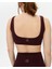 Kahverengi Organik Pamuk Low Back Bra Sırt Dekolteli Göğüs Pedli Pilates Yoga Sütyeni 4
