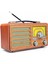 Nostaljik Gerçek Ahşap Radyo,şık Tasarım , Bluetooth Nostalji Radyo 1
