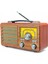 Nostaljik Gerçek Ahşap Radyo,şık Tasarım , Bluetooth Nostalji Radyo 3