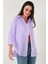 Regular Fit Uzun Kollu Cepli Çizgili Gömlek Bayan Gömlek 6772895 1
