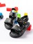 Piyya Siyah Cilt Cırt Cırtlı Sandalet - 24 1