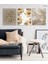 3 Parça Gold Temalı Dekoratif Mdf Tablo 1