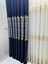 Nivemeshome FJ631749 V-517 Arora Lacivert 1/3 Sık Pileli Fon Perde Apm 2
