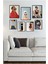 Cerceve Çerçevesiz Çerçeve Görünümlü 7 Parça Mdf Tablo Seti Çoklu Baskı Seti Mdf Baskı ÖZC-MDF7A 1