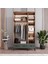 Terra 3 Kapaklı Çekmeceli Gardırop Tamamı Mdf (Yeşil) 3