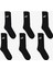 Elements Crew So Unisex Siyah 6'lı Çorap.01 1