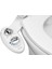 Bidet Neo 185 Bidet Kendi Kendini Temizleyen Çift Başlıklı Manuel Tuvalet Aparatı, Beyaz 1