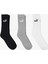 Elements Crew So Unisex Gri 3'lü Çorap.09 1
