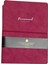 Vegan Deri Esnek Kapaklı Lastikli Planlayıcı Çizgili Not Defteri 19X25 cm Fuşya 1