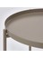 Gladom Tepsili Sehpa 45X53 cm Koyu Gri Bej Çelik Hafif ve Dayanıklı Çıkarılabilir Tepsi 4