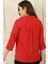 Polo Yaka Çeyrek Kol Büyük Beden Bluz 4