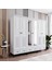 Terra 6 Kapaklı Çekmeceli Gardırop Tamamı Mdf (Beyaz) 2