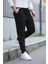 Siyah Beli Lastikli Modern Fit Erkek Jogger PANTOLON-2513 3