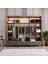 Terra 6 Kapaklı Çekmeceli Gardırop Tamamı Mdf (Antrasit) 3