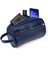 Erkek Deri Mekanizmalı Cüzdan ve Portföy Clutch Traş Kozmetik Bakım ve Günlük El Çantası (14X24CM) NEWPOLO171 - Lacivert 2